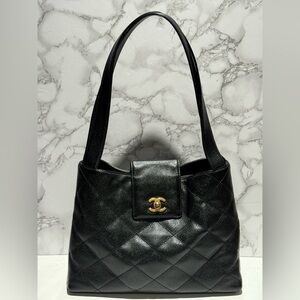 ❌SOLD❌ Chanel Caviar Quilted Black Shoulder Bag